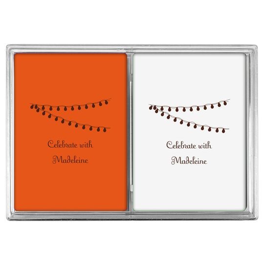 String Lights Double Deck Playing Cards