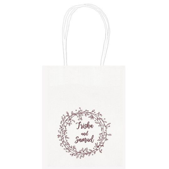 Vine Wreath Mini Twisted Handled Bags