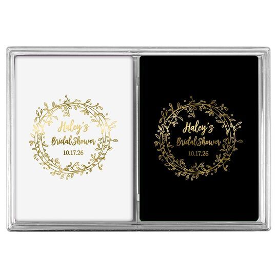 Vine Wreath Double Deck Playing Cards