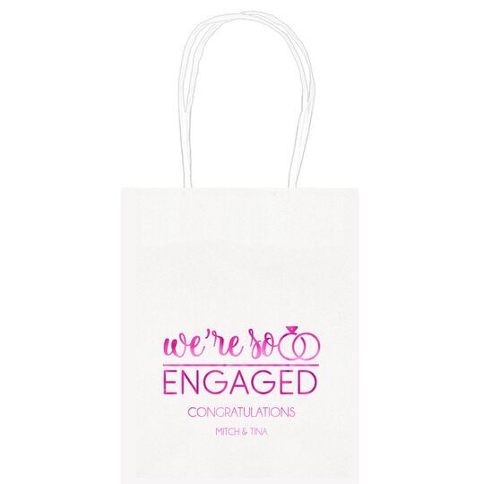 We're So Engaged Mini Twisted Handled Bags