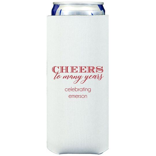 Cheers To Many Years Collapsible Slim Huggers