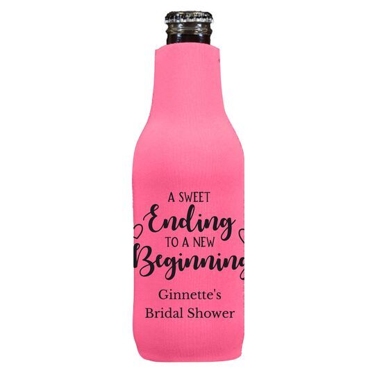A Sweet Ending to a New Beginning Bottle Huggers