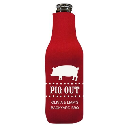 BBQ Pig Bottle Huggers