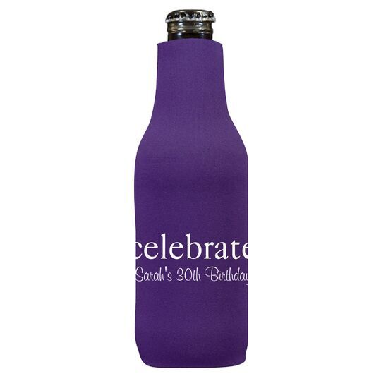 Big Word Celebrate Bottle Huggers