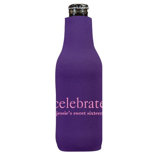 Big Word Celebrate Bottle Huggers