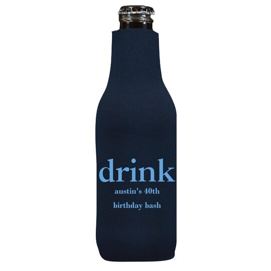 Big Word Drink Bottle Huggers