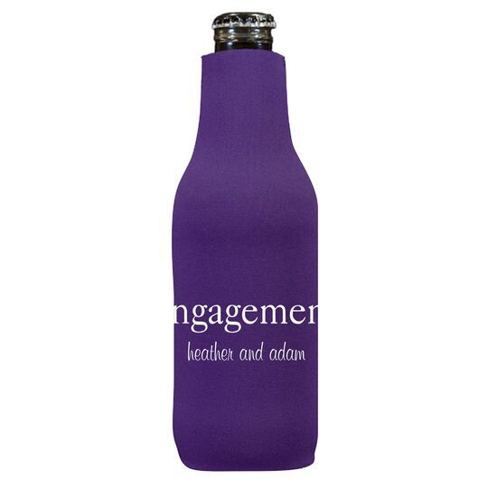 Big Word Engagement Bottle Huggers