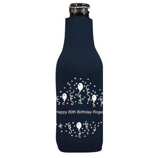 Balloons and Streamers Bottle Huggers