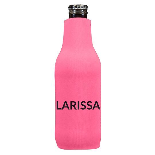 Big Bold Name Bottle Huggers