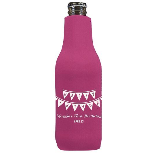 Birthday Banner Bottle Huggers