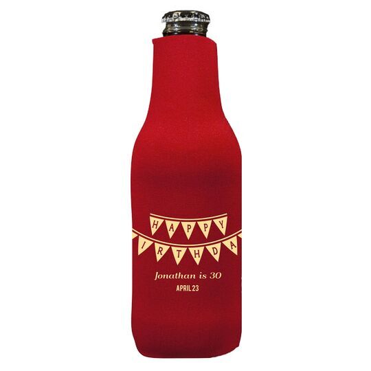 Birthday Banner Bottle Huggers