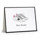 Star Gym Shoes Folded Note Cards Image 3 of 3