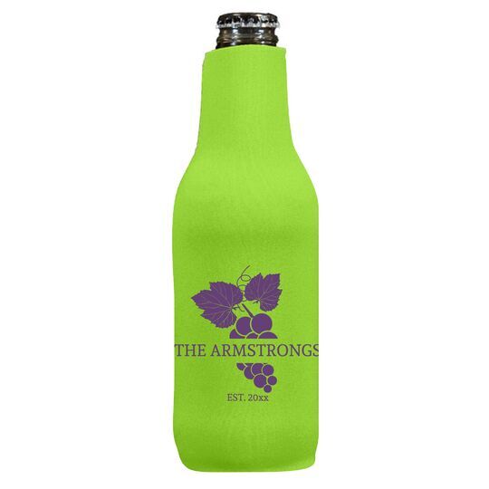 Wine Grapes Bottle Huggers