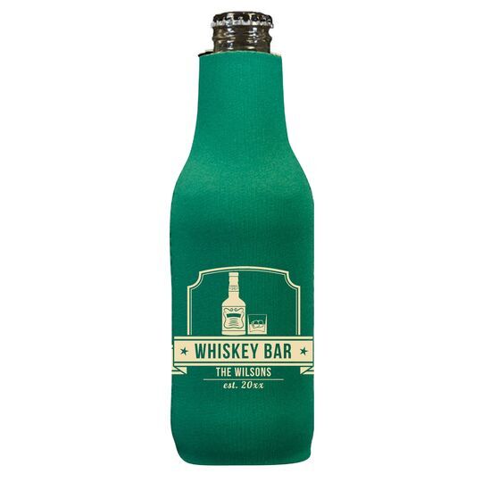 Whiskey Bar Bottle Huggers