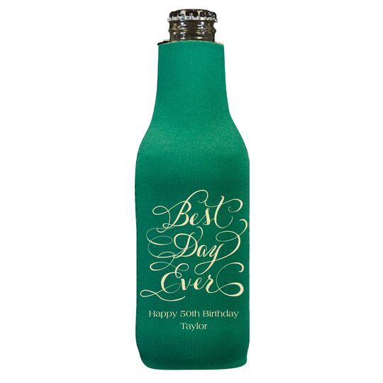 Whimsy Best Day Ever Bottle Huggers