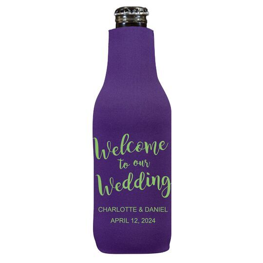 Welcome to our Wedding Bottle Huggers