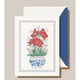 Festive Floral Folded Holiday Cards - Raised Ink Image 1 of 3