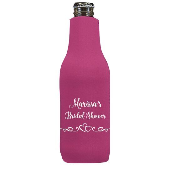 Two Hearts on a Vine Bottle Huggers