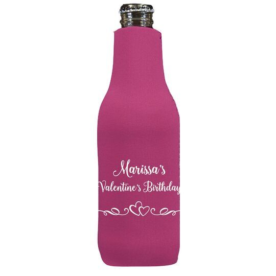 Two Hearts on a Vine Bottle Huggers