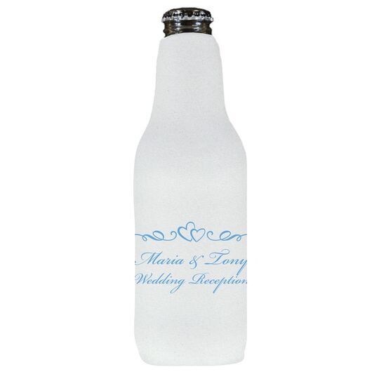 Two Hearts on a Vine Bottle Huggers