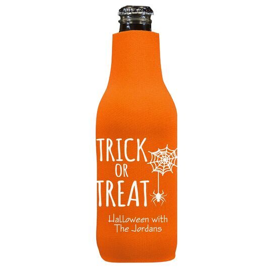 Trick or Treat Spider Bottle Huggers