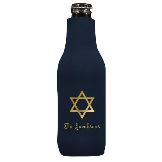 Traditional Star of David Bottle Huggers