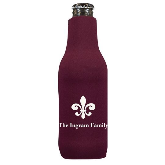 Traditional Fleur-de-Lis Bottle Huggers