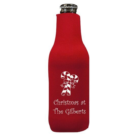 Candy Cane Bottle Huggers
