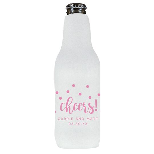 Confetti Dots Cheers Bottle Huggers