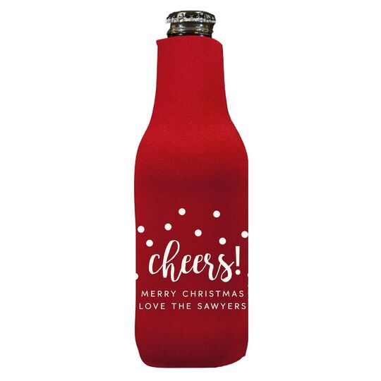 Confetti Dots Cheers Bottle Huggers