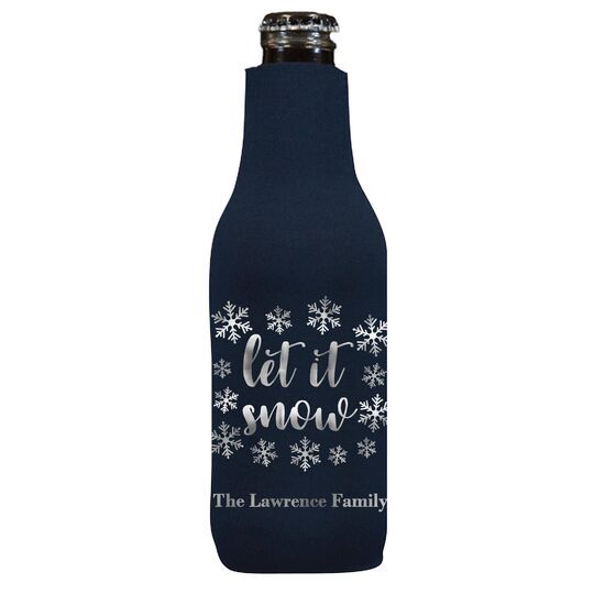 Let It Snow Bottle Huggers