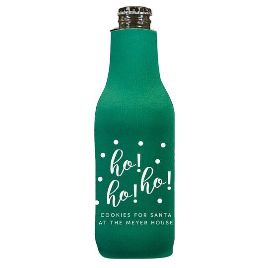 Confetti Dots Ho! Ho! Ho! Bottle Huggers