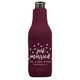 Confetti Dots Just Married Bottle Huggers Image 1 of 2