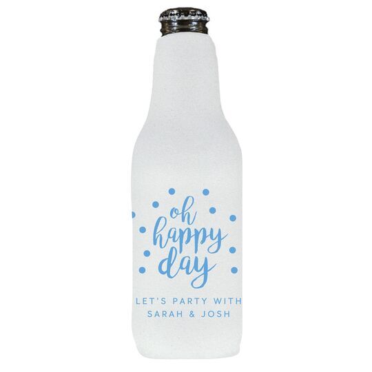 Confetti Dots Oh Happy Day Bottle Huggers