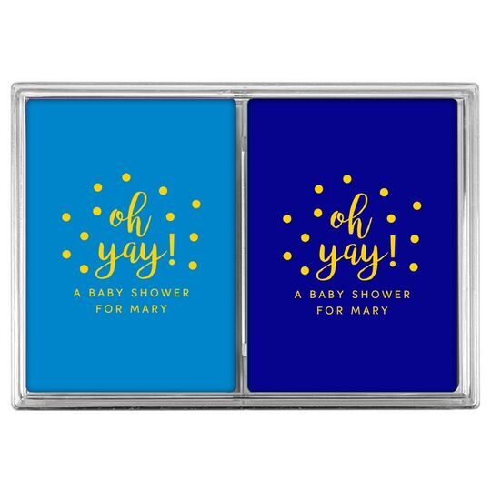 Confetti Dots Oh Yay! Double Deck Playing Cards