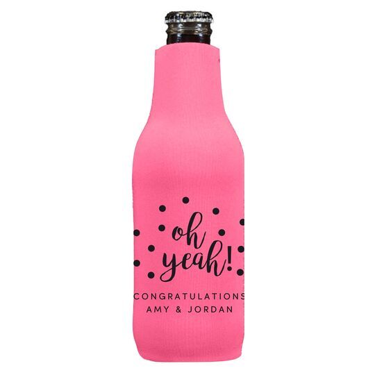 Confetti Dots Oh Yeah! Bottle Huggers