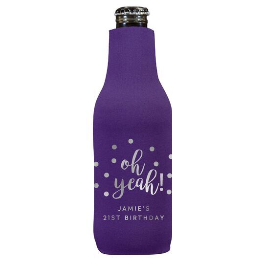 Confetti Dots Oh Yeah! Bottle Huggers