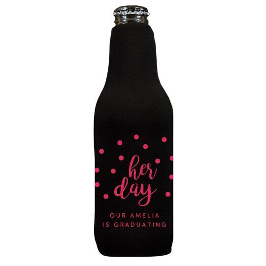 Confetti Dots Her Day Bottle Huggers