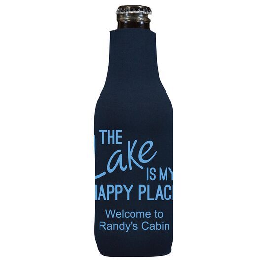 The Lake is My Happy Place Bottle Huggers