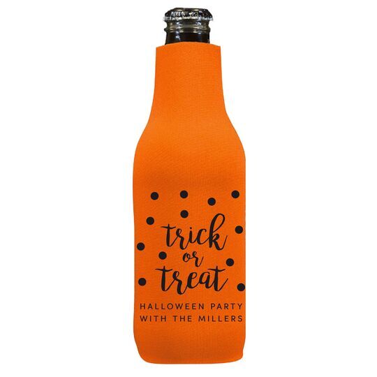 Confetti Dots Trick or Treat Bottle Huggers