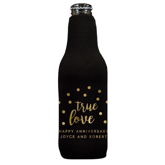 Confetti Dots True Love Bottle Huggers