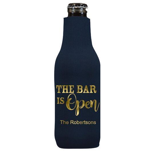 The Bar is Open Bottle Huggers