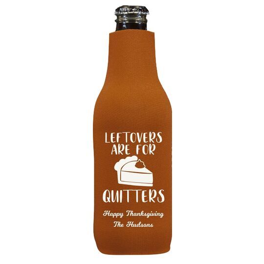 Thanksgiving Leftovers Bottle Huggers
