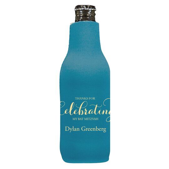 Thanks For Celebrating Any Event Bottle Huggers