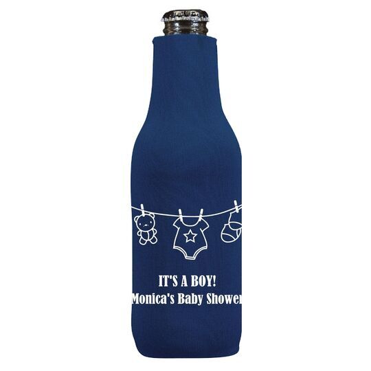 Teddy Bear Clothesline Bottle Huggers