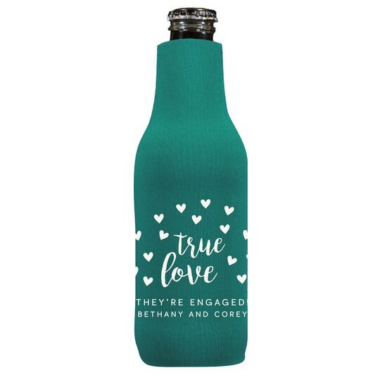 Confetti Hearts True Love Bottle Huggers
