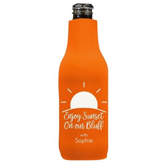 Enjoy Sunset on our Bluff Bottle Huggers