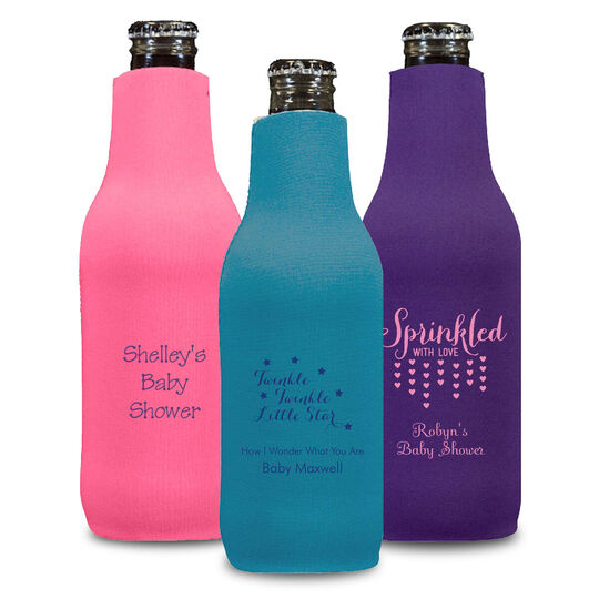 Design Your Own Baby Shower Bottle Huggers