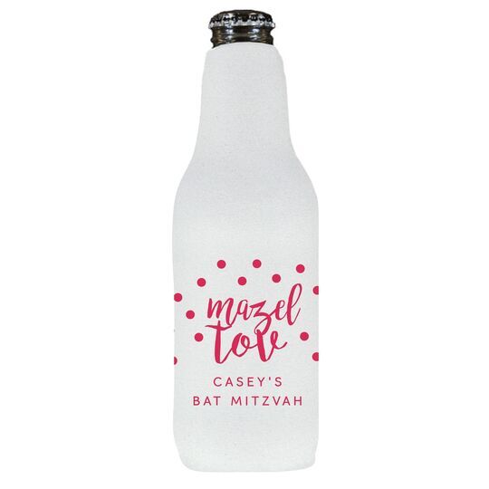 Confetti Mazel Tov Bottle Huggers