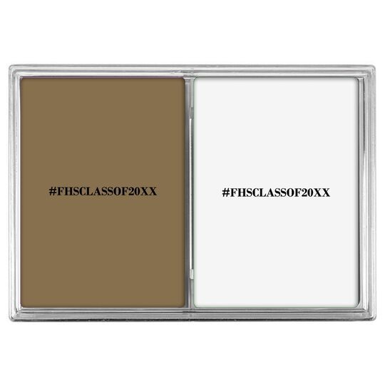 Create Your Hashtag Double Deck Playing Cards